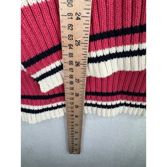 Free People Coastal prep Poncho oversized vest preppy sz‎ OS - Picture 6 of 7